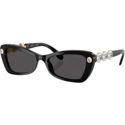 Swarovski SK6033 100187 Solglasögon Acetat - Svart