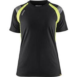 Blåkläder 3402 Women's T-shirt - Black/Hi-vis Yellow