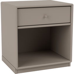 Montana Furniture Dream Plinth H3 Truffle Bedside Table 30x35.4cm