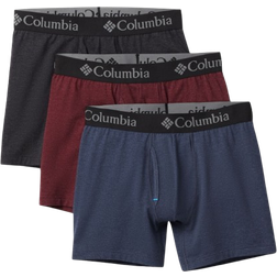 Columbia Men's Tri Blend Boxer Briefs 3-pack - Red Heather Comob