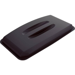 Durable ECO 60L Bin Rectangular Lid Black