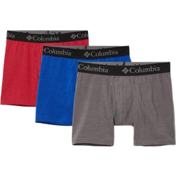 Columbia Men's Tri Blend Boxer Briefs 3-pack - Mountain Red
