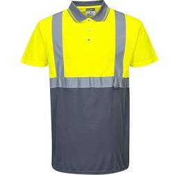 Portwest Two-Tone Polo S479 - Yellow/Grey