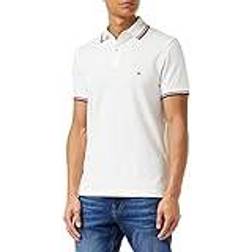 Tommy Hilfiger Pikétröja Core Tipped Slim Fit Polo - Vit