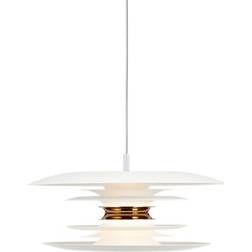 Belid Diablo Matt White/Brass Pendant Lamp ∅ 40cm