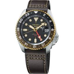 Seiko 5 Sports Automatisk GMT 43 mm Analog Hardlex Mineralglas