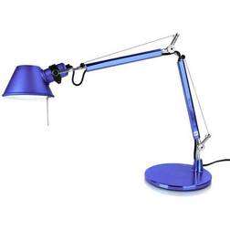 Artemide Tolomeo Micro Anodiserad Blå Bordslampa 73cm