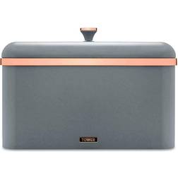 Tower Cavaletto Grey Bread Box