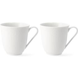 Rörstrand Swedish Grace Snow Mug 30cl 2pcs