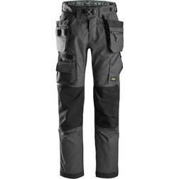 Snickers Workwear 6923 Floorlayer Trousers+ Holster Pockets - Steel Grey/Black