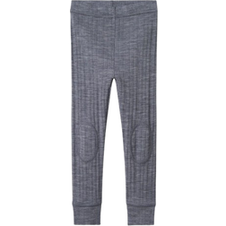 Name It Wang Ull Needle Longjohn Solid - Folkstone Gray