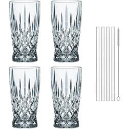 Nachtmann Noblesse Macchiato with Straw Latte Glass 35cl 4pcs