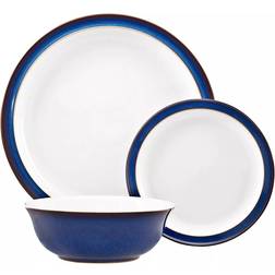 Denby Blue & White Dinner Set 12pcs