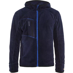 Blåkläder 4863 Furry Pile Jacket - Navy Blue/Cornflower Blue