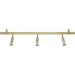 Örsjö Belysning Star 3 Raw Brass Ceiling Flush Light 100cm