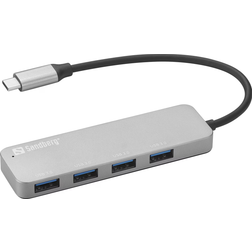 Sandberg USB C-4USB A M-F Adapter