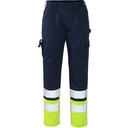 Mascot 12379-430 Safe Compete Trousers - Navy/Hi-Vis Yellow