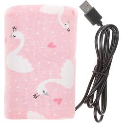 ABOOFAN Usb Bottle Warmer Pink Portable