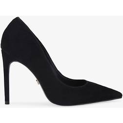 Carvela Eterno Heeled Suede Court Shoes - Black