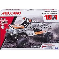 Meccano Erector 10 in 1 Model Race Truck Set