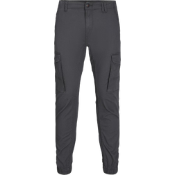 Jack & Jones Paul Slim Fit Cargo Trousers - Grey/Asphalt