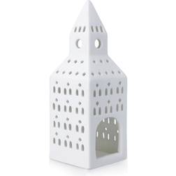 Kähler Urbania Lyshus Kirketårn H20 cm Hvid Lanterne 20cm