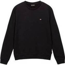 Napapijri Sweatshirt Med Lille Logo - Sort