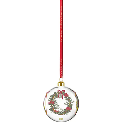 Holmegaard Bauble of the Year 2025 Clear/Red Christmas Tree Ornament 8.5cm