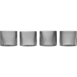 ferm LIVING Ripple Drikkeglas 20cl 4stk