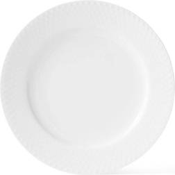 Lyngby Rhombe White Dessert Plate 21cm