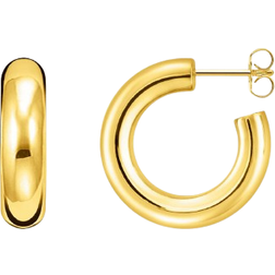Thomas Sabo Small Chunky Hoop Earrings - Gold