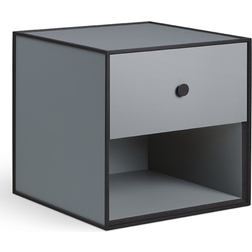 Audo Copenhagen Frame 35 Med 1 Låda BL39511 Sängbord 35x35cm