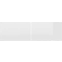 vidaXL 801487 High Gloss White TV Bench 100x30cm
