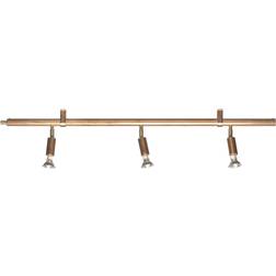 Örsjö Belysning Star 3 Raw Copper Ceiling Flush Light 100cm