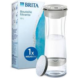 Brita Pastellgrå Filterflaska MicroDisc Vattenkaraff 1.3L