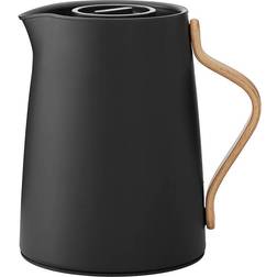 Stelton Emma Tea Thermos Matt Black Thermo Jug 1L