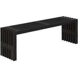 Plus 19537-15 - Black Trädgårdsbänk