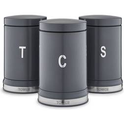 Tower Belle Graphite Kitchen Container 3pcs 1.3L