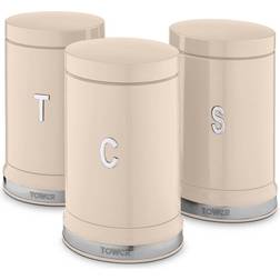 Tower Belle Chantilly Cream Kitchen Container 3pcs 1.3L