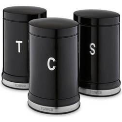 Tower Belle Noir Kitchen Container 3pcs 1.3L
