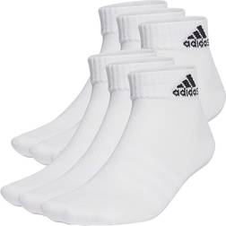 adidas Thin And Light Sportswear Ankle Socks 6-pack - White/Black