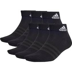 adidas Thin And Light Sportswear Ankle Socks - Black/White