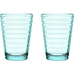 Iittala Aino Aalto 33cl Vattengrön 2-Pack Dricksglas 33cl 2st
