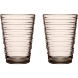 Iittala Aino Aalto Linen Drinking Glass 33cl 2pcs