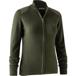 Deerhunter Lady Darlington Strikcardigan - Green Melange