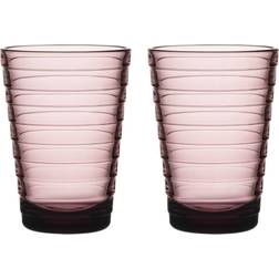 Iittala Aino Aalto Violet Drinking Glass 33cl 2pcs