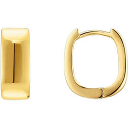 Thomas Sabo Small Angular Hoop Earrings - Gold