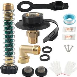 RV City Water Inlet Connection Built In Brass Check Valves