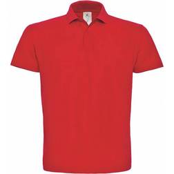 B&C Collection ID 001 Piqué Polo Shirt - Red