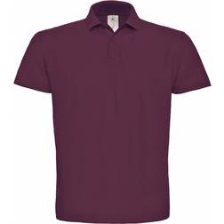 B&CO ID 001 Piqué Polo Shirt - Wine